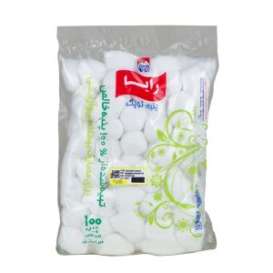 فروش آنلاین پنبه توپک 100 گرمی رایا Online sale of 100 grams Raya ball cotton