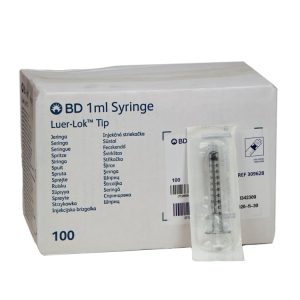 فروش آنلاین سرنگ انسولین بی دی BD شیشه ای Online sale of glass BD insulin syringe